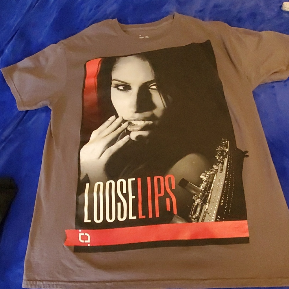 TMLS Gray Sexy Loose Lips sink ships TShirt